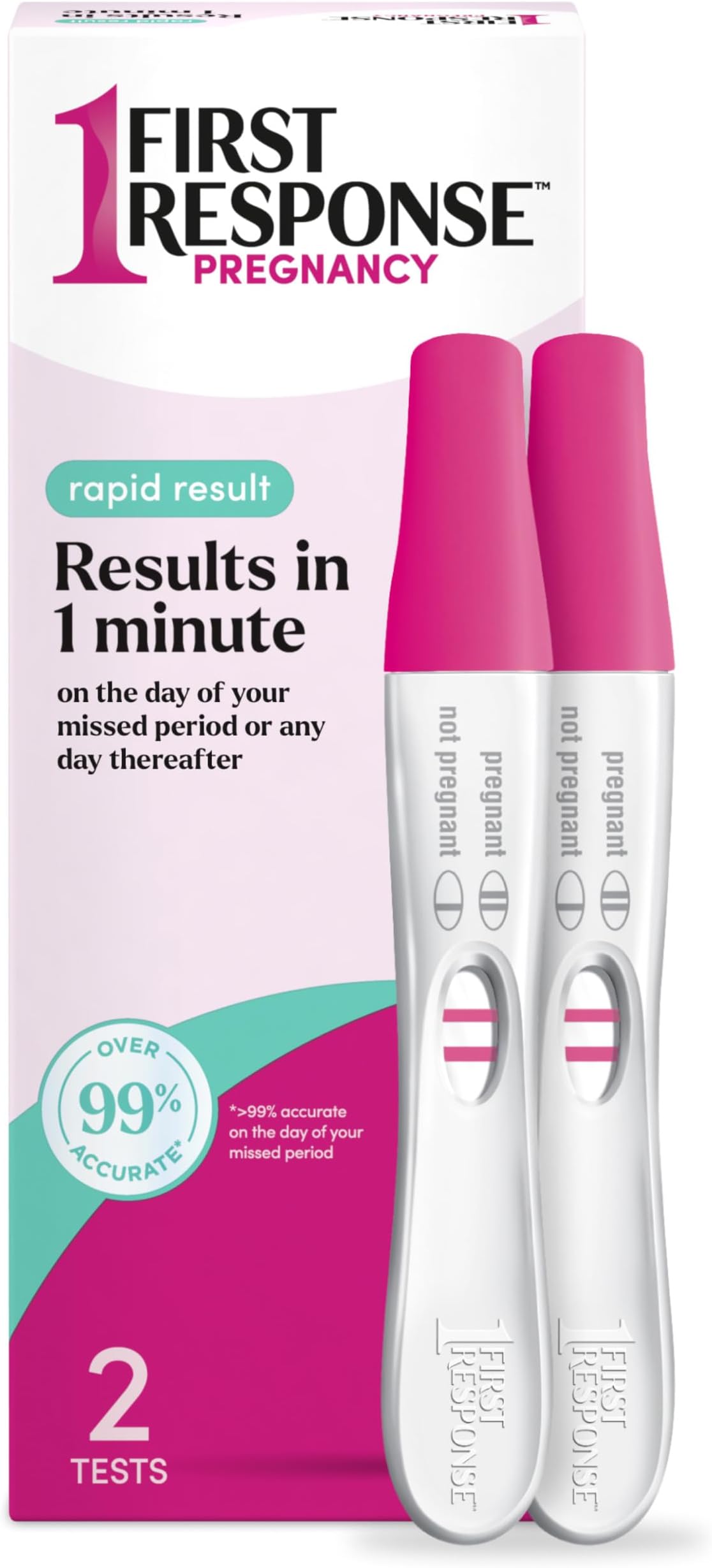 First Response Rapid Results Pregnancy Test, 2 Count