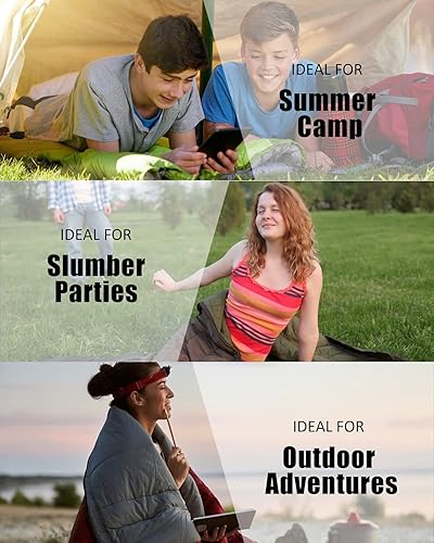 Miniatura 49 de Sleeping Bags for Adults Cold Weather - 20 Degree Big&Tall Size Backpacking Lightweight Waterproof for Girls Boys Mens Teen Women for Camping Hiking