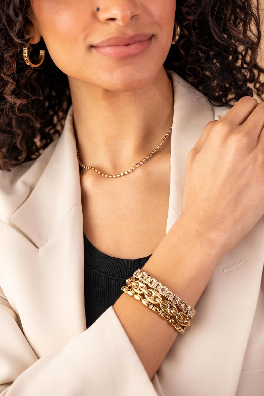 Alex and Ani Mariner Chain Stretch Bracelet - Image 4