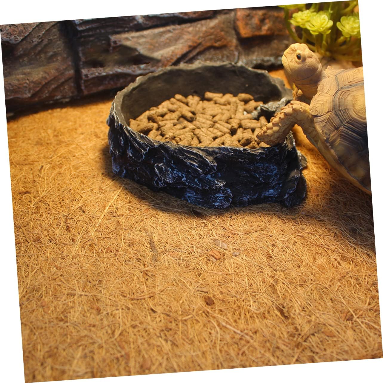 MERRYHAPY Jute Fiber Worm Blanket for Reptile Terrarium Crawler Pad Sturdy Tortoise Box Cushion PET Bedding Mat for Lizard and Snake Enclosures