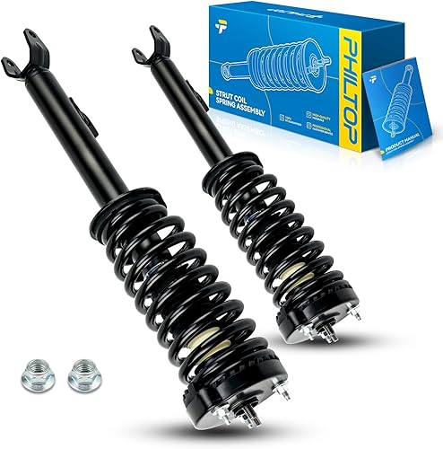 Miniatura 174 de PHILTOP - Bolsa trasera con resorte de aire para BMW X5 2007-2018 2008-2019 BMW X6 949857 - Actualización de suspensión duradera Suspensión cargada