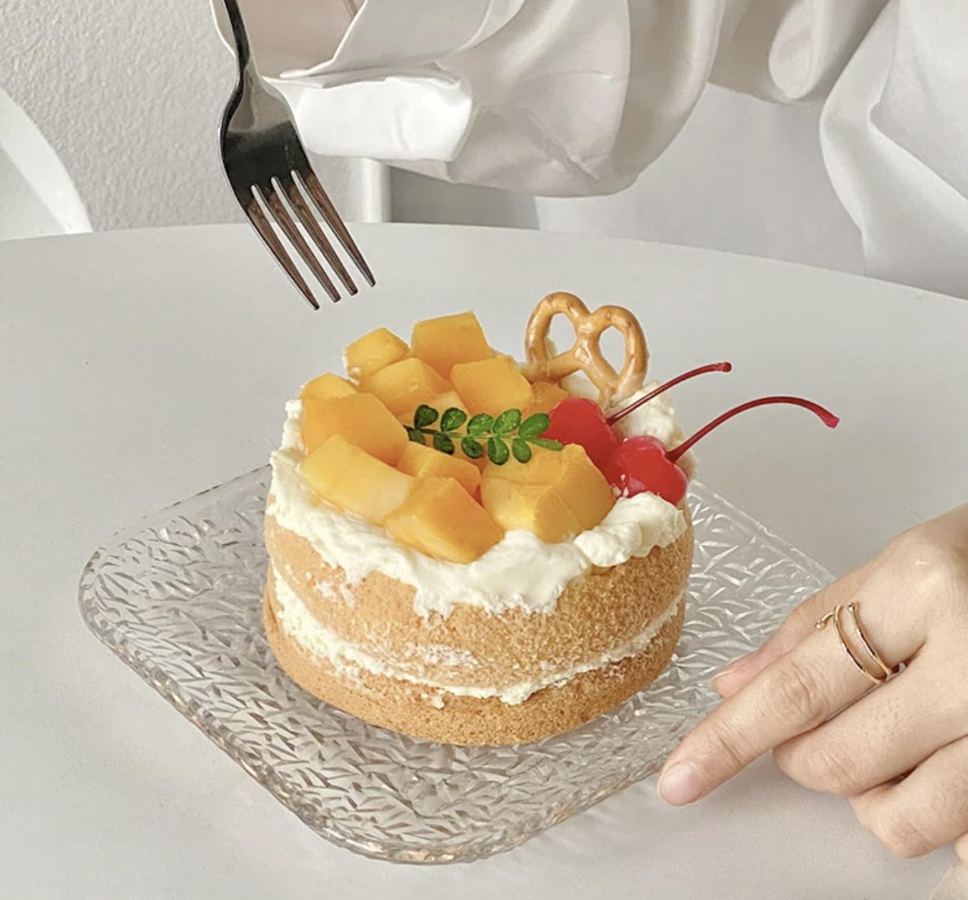 HOMIES 6" Glass Dessert Plates - Set of 6 -9