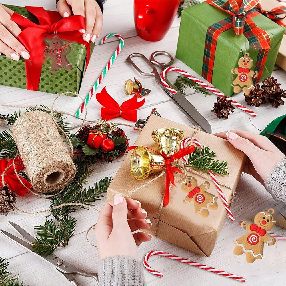 12 Pièces Ornements De Noël Conception De Maison En Pain D'épice Avec Corde Suspendue Créer Une Atmosphère Décoration De Maison En Pain D'épice Résistante à La Décoloration Acheter à Prix Bas
