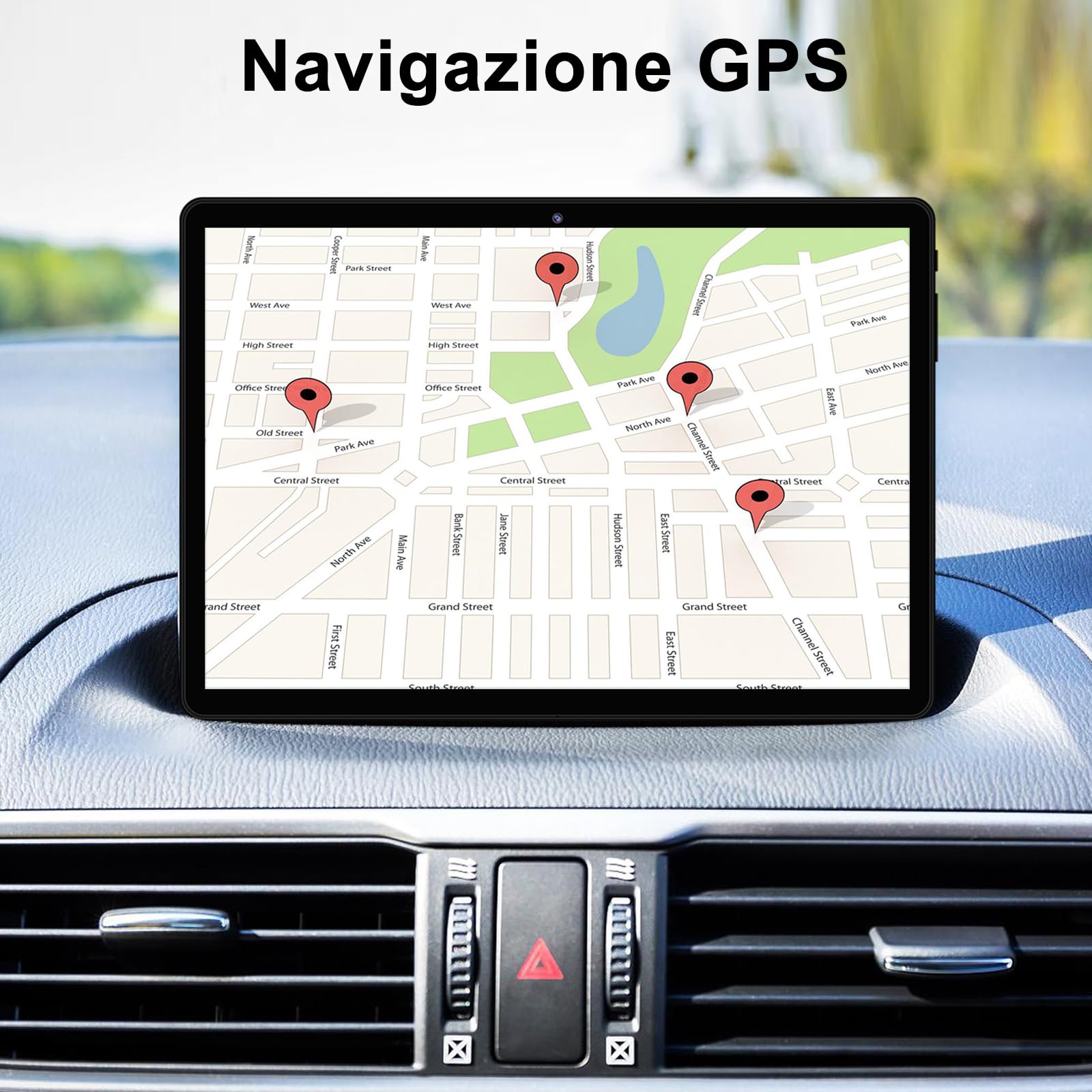 YESTEL Tablet 10 Pollici con Custodia, Android HD Tablet con 4 GB RAM 64 GB ROM 1TB Espandibili, Batteria 8000mAh, 5 MP + 8 MP, WiFi | Bluetooth | OTG, Nero