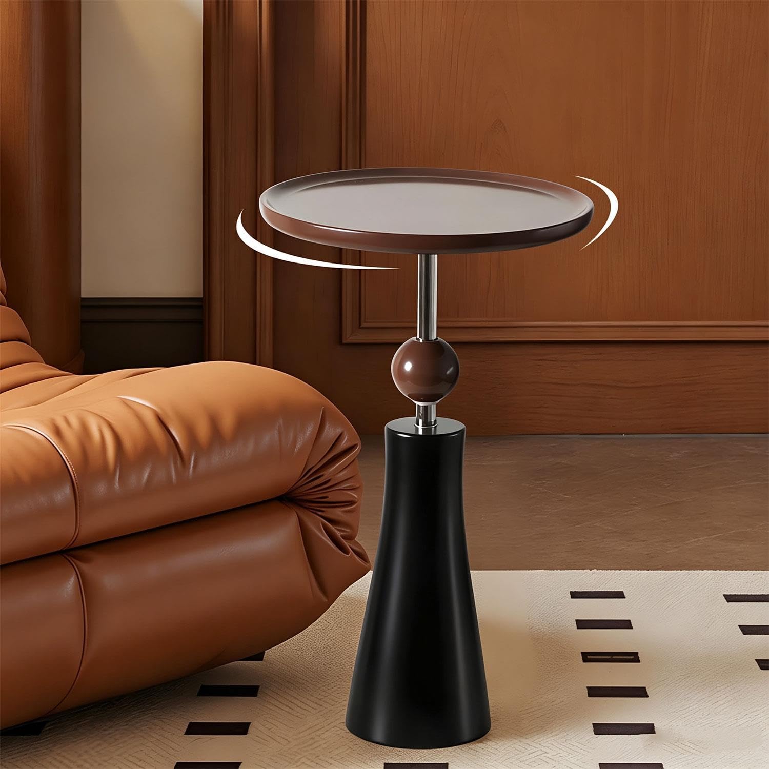 Mesa Auxiliar Redonda,Mesita De Noche Estilo Moderno