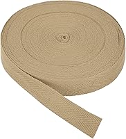 Vista 23 de PATIKIL Cinta de sarga de algodón de 1 pulgada, 50 yardas, cinta de algodón, cinta de encuadernación al bies, cinta de espiga para costura, Verde