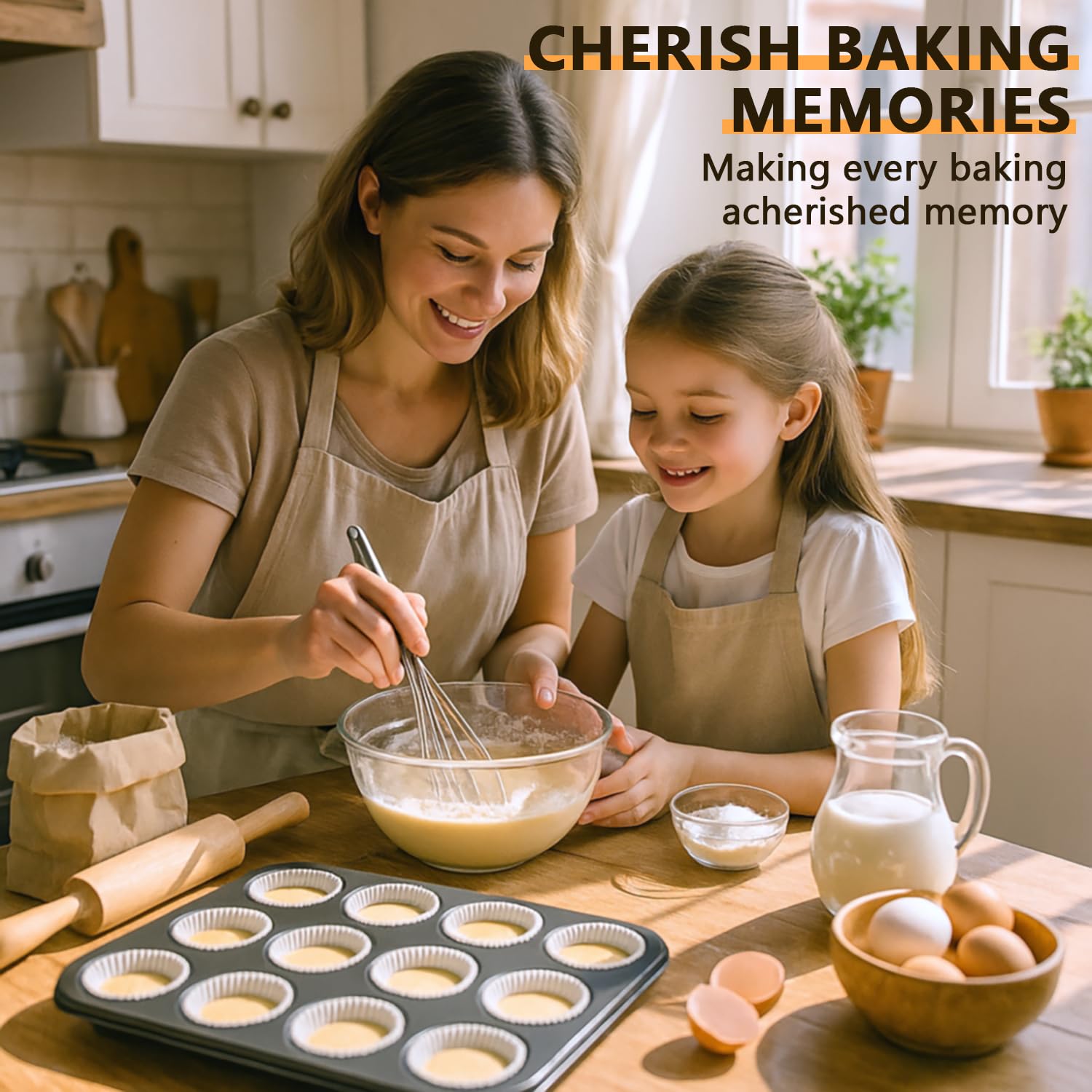 Amazon | マフィンパン 12-Well テフロン加工カップケーキ型 2個セット