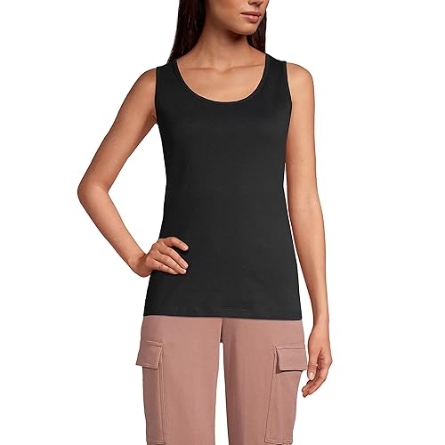 Lands' End Women's Cotton Tank Top