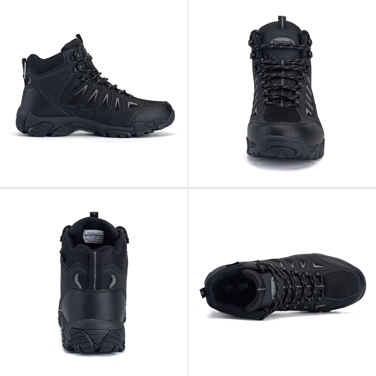 Miniatura 6 de SHULOOK Hiking Boots Men Waterproof Boots for Men Non-Slip LightWeight Comfortable Mens Hiking Outdoor Ankle Boot Trekking Camping