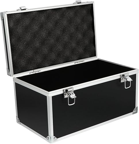 Miniatura 5 de OSALADI Caja Caja de herramientas Caja de herramientas Organizador Cámara de transporte portátil Estuche de transporte a prueba de golpes Contenedor