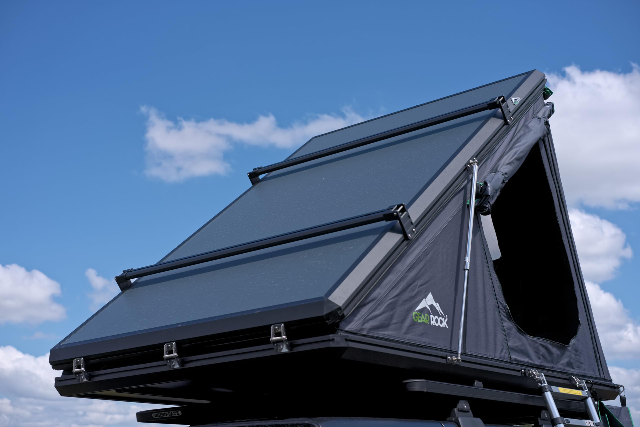 GEAR ROCK Revelstoke Dachzelt I 2-Personen Autodachzelt I Hartschale I  4-Jahreszeiten Ausstattung I Aluminium Campingzelt mit Dachtrger :  Amazon.de: Sport & Freizeit