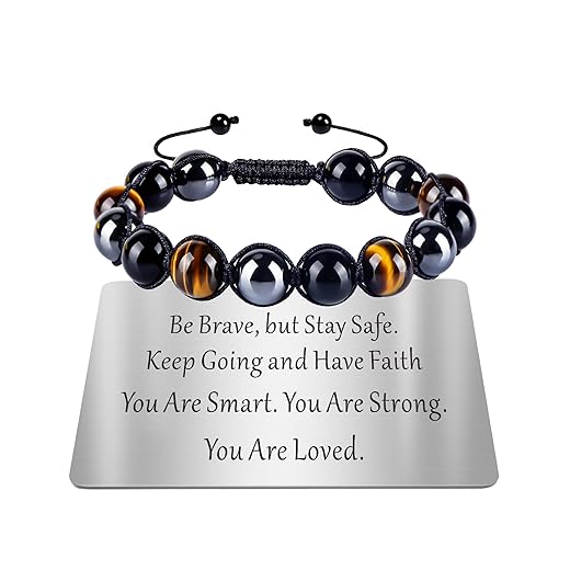 Men’s Tiger Eye Crystal Bracelet