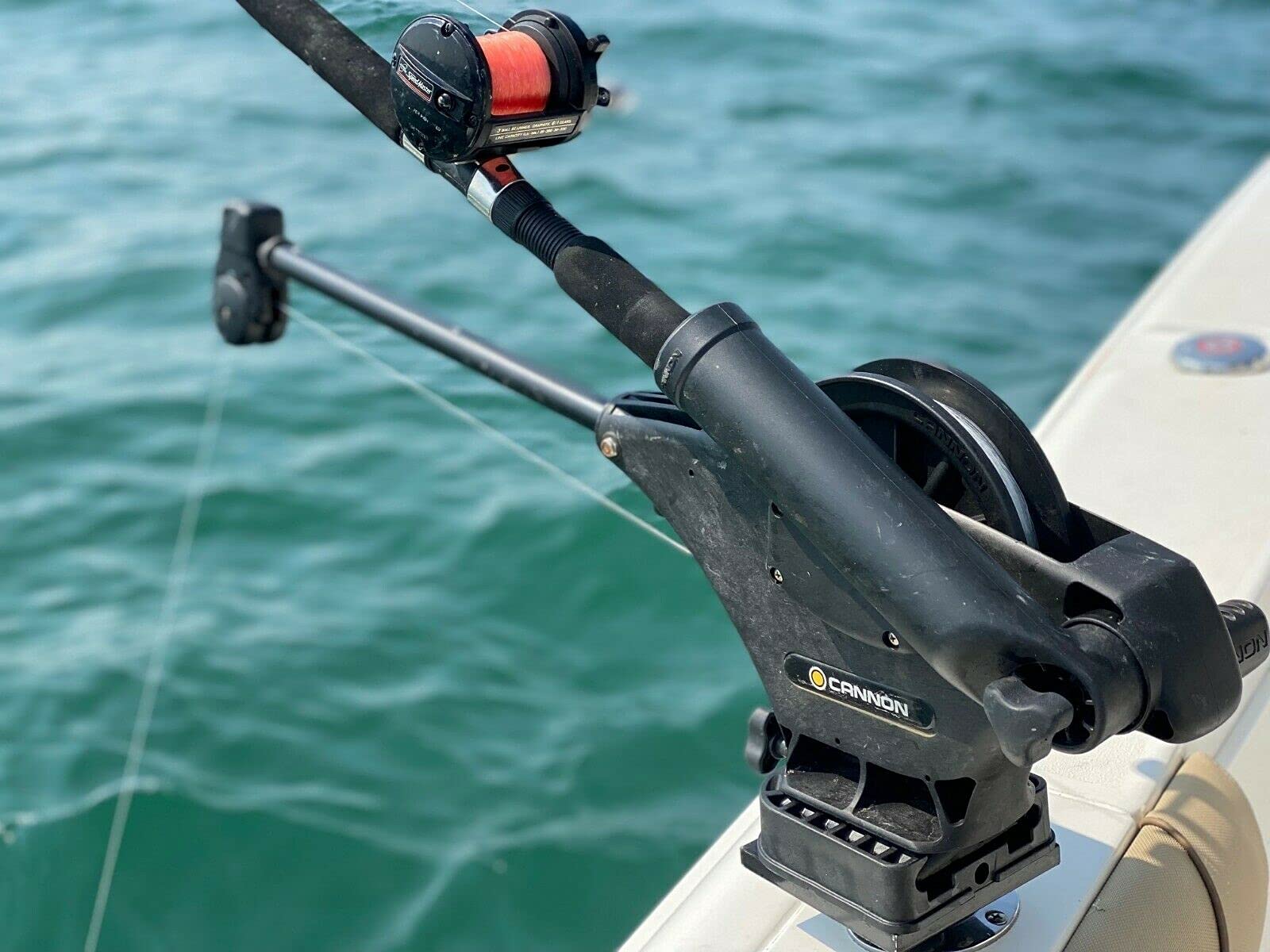 Glide Gear DEV Fishing Rod Holder Downrigger Boat Trolling Troll Gimbal Mount for Cannon 9