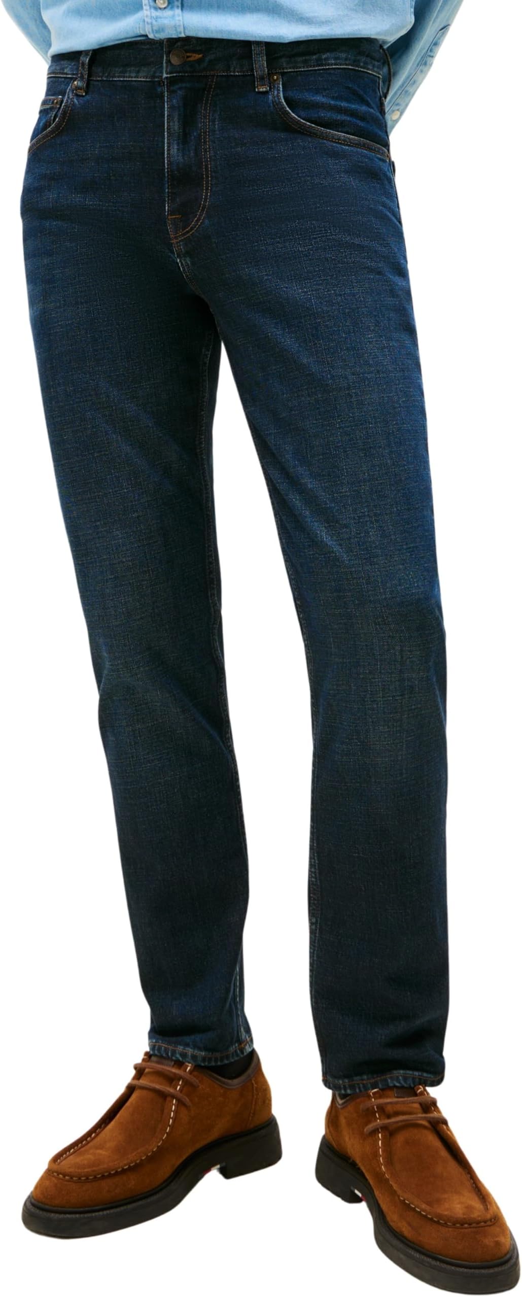 Men's Denton Blacker Blue Straight Fit Jeans