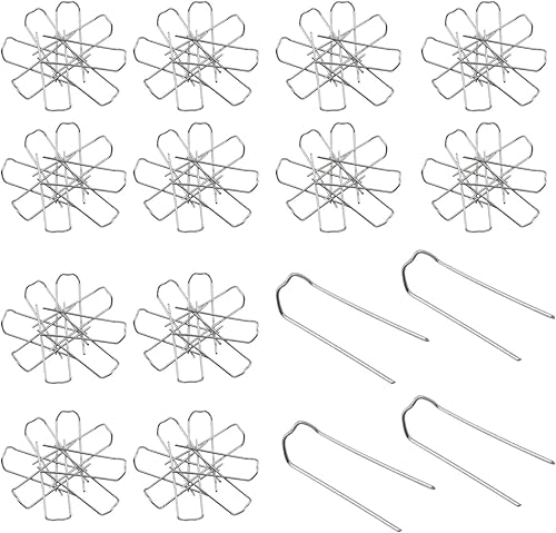 DGBRSM 100 pines en U florales para espuma de poliestireno, coronas de paja, arreglos de vacaciones, proyectos de manualidades (1.68 pulgadas)