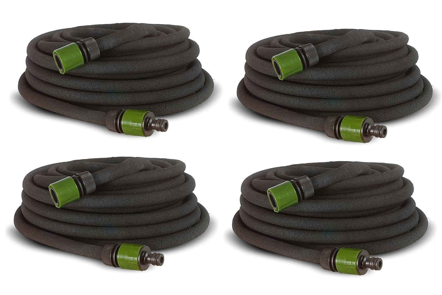 Tropfschlauch 60 m Perlschlauch 4x15 m Gartenbewässerung Bewässerung Set | BURI, Perlregner, gleichmäßige Wasserabgabe, Beete, Hecken, Gemüsegarten, Obststräucher, wassersparend, langlebig