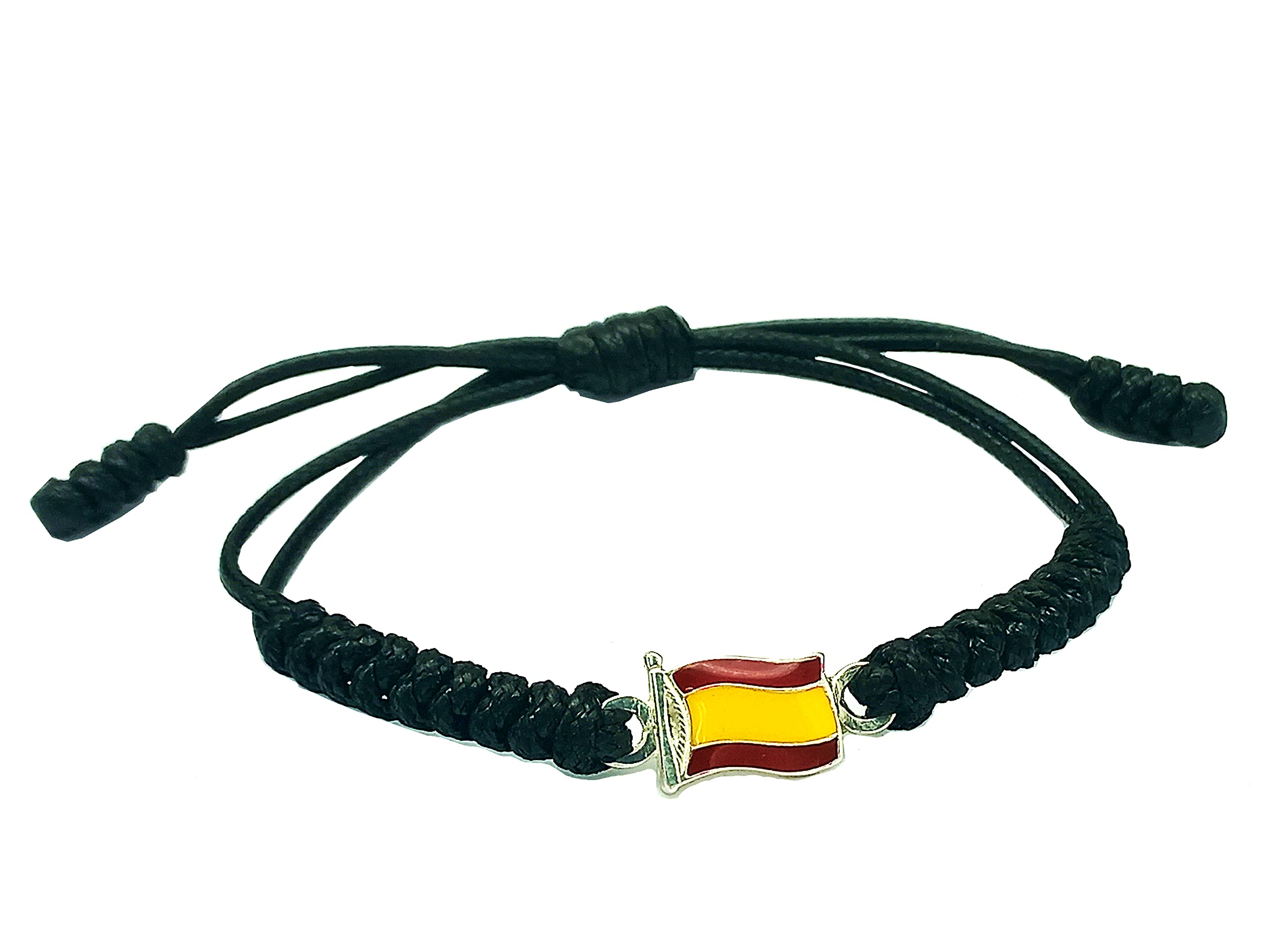 EKONAT JOYERIA PERSONALIZADA Pulsera España Hombre- Pulsera España Cuero - Pulsera Bandera España - Pulsera España Mujer Pulsera España Hombre