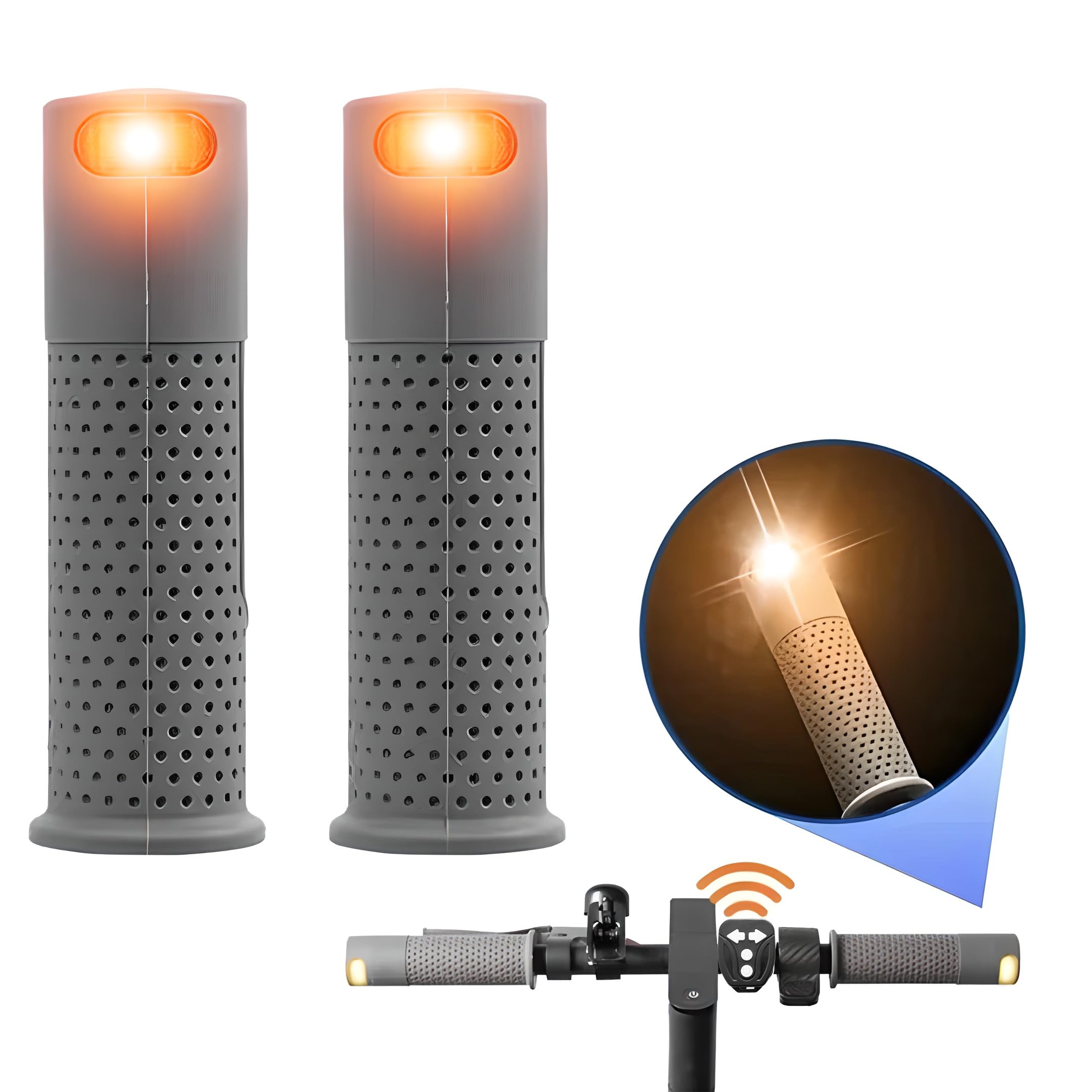 Amazon.com : natkie Electric Scooter Handlebar Grip Turn Signal
