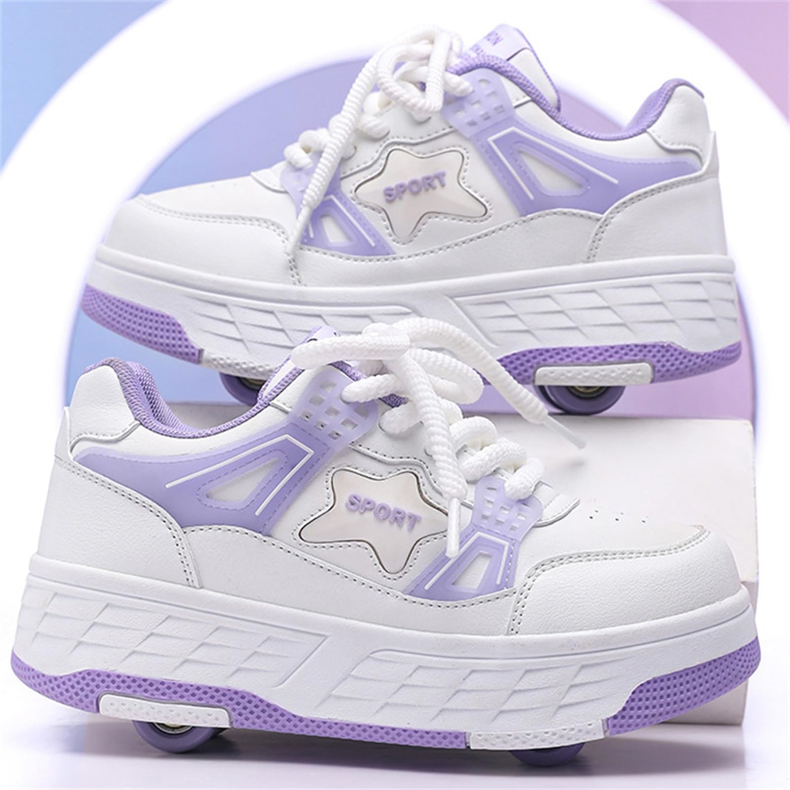 Generico Scarpe da Corsa per Bambina Sneakers Comode Suola Morbida Antiscivolo Ginnastica Leggero Camminata Multiuso Outdoor e Skateboard attività all'Aria Aperta