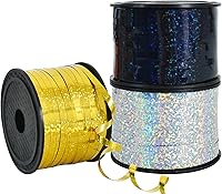 Vista 19 de BEISHIDA Juego de cintas rizadas de 12 colores surtidos, cuerdas de globos de arcoíris, 1/5 pulgadas de grosor, 264 yardas para envolver regalos