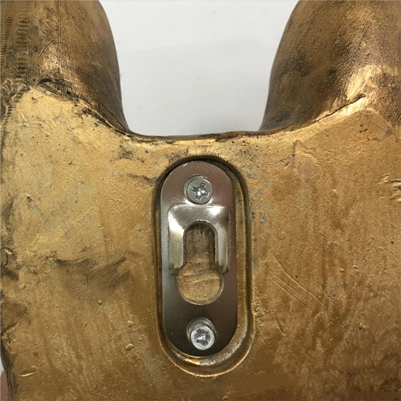 poignée de heurtoir de porte Heurtoir de porte créatif, artisanat rétro en résine, décoration artistique murale personnalisée for heurtoirs lourds avant(Style01)