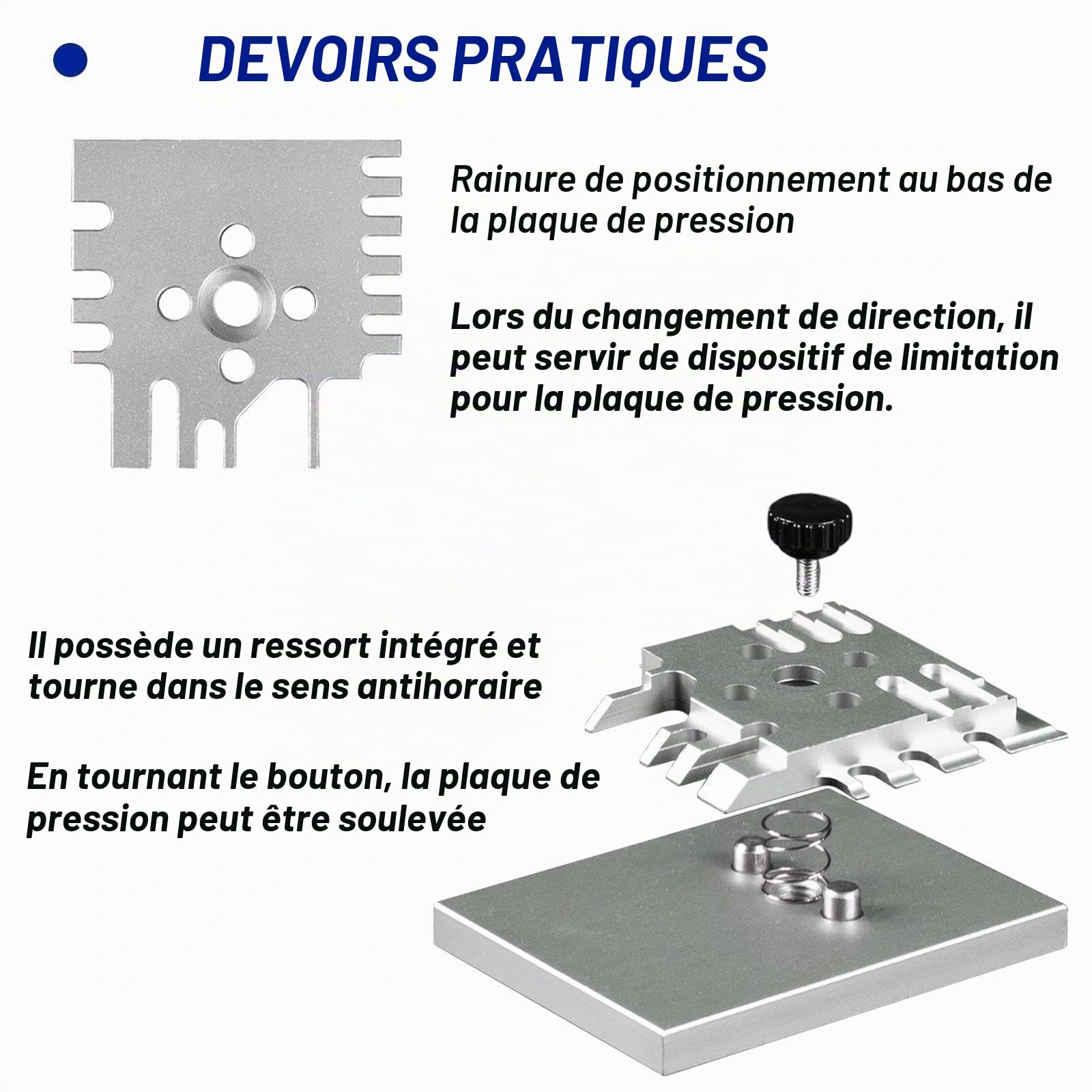 Cintreuse en métal pour pièces gravées photo - Outil de cintrage en métal - Outil de pliage pour modélisme, accessoires de loisirs créatifs (4552)