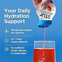 Vista 3 de Stur Potenciador de agua con electrolitos Endulzado con stevia Alto en vitamina C y antioxidantes Sin azúcar Cero calorías Keto Vegano