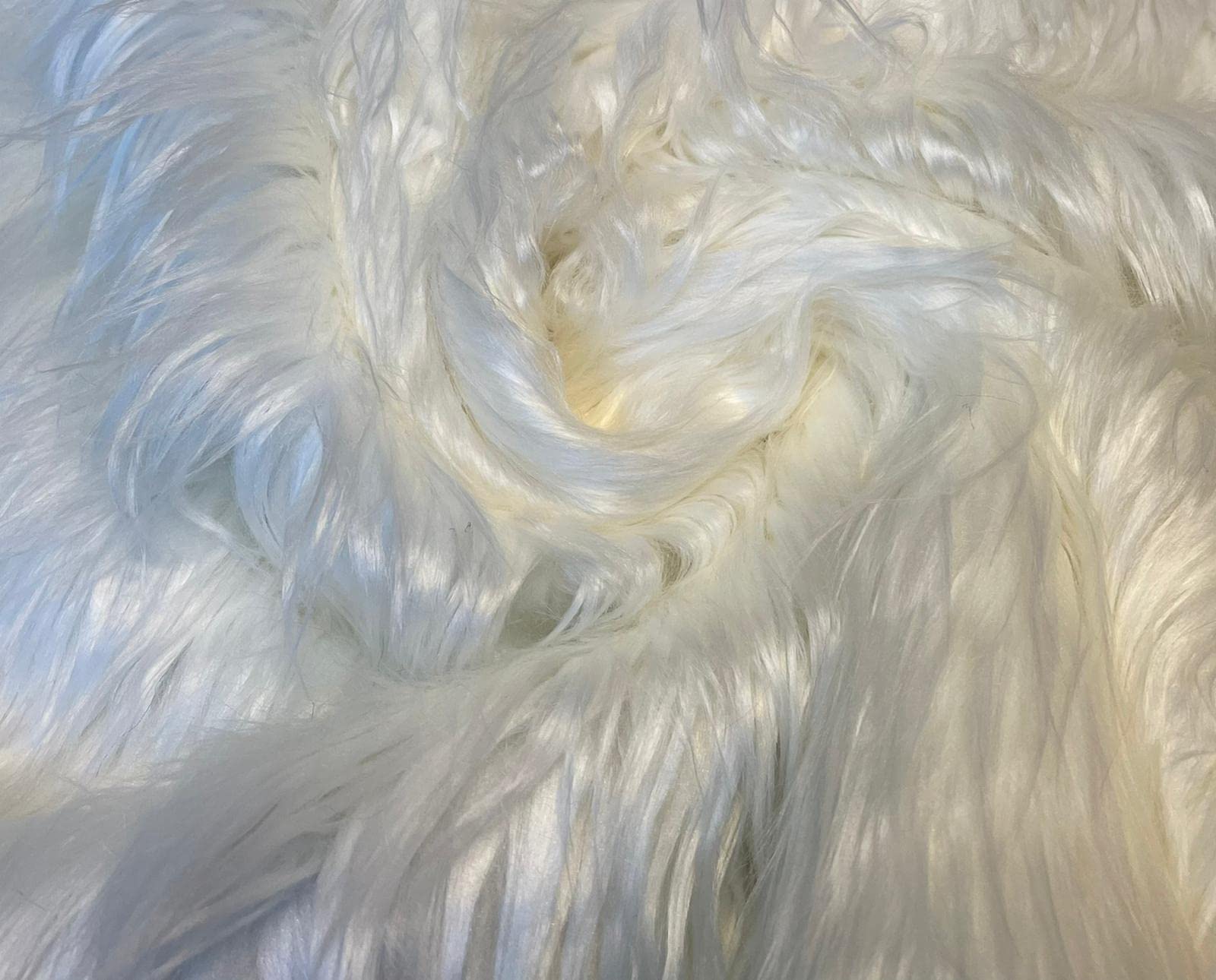 CRS Fur Fabrics Tessuto A Pelo Lungo In Finta Pelliccia, 1 M 150 Cm X 100 Cm Acrilico Verde Lime 150 Cm 95384817
