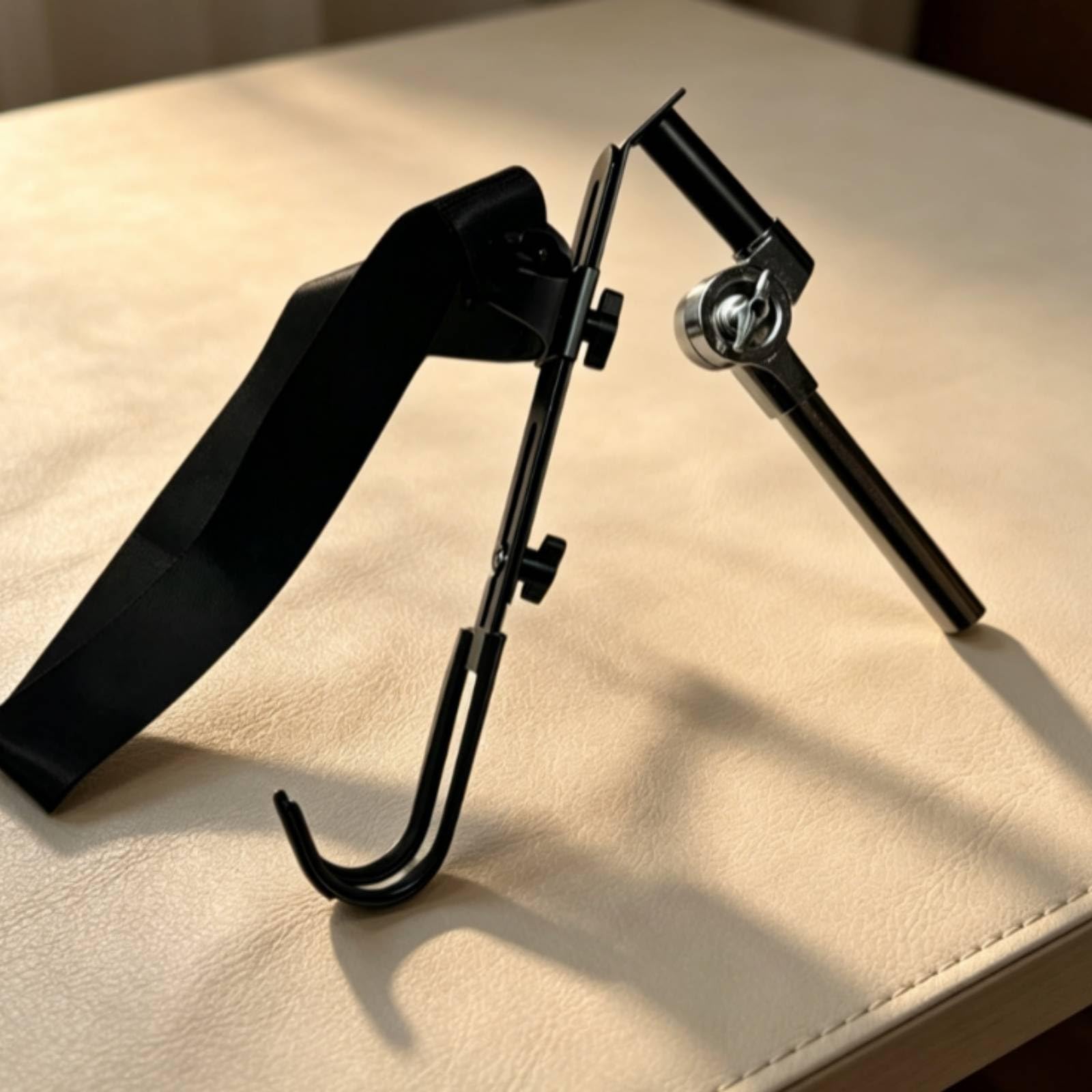 Trommelhalterung mit Klemme stabil Trommelständer mit Rohrhalterung höhenverstellbar Trommelhalter für Schlagzeuger, Proberaum, Heim-Atelier