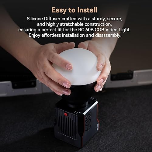 Miniatura 7 de SMALLRIG Difusor de silicona, difusor de luz COB, accesorio de iluminación para SmallRig RC 60B COB LED Video Light - 4529