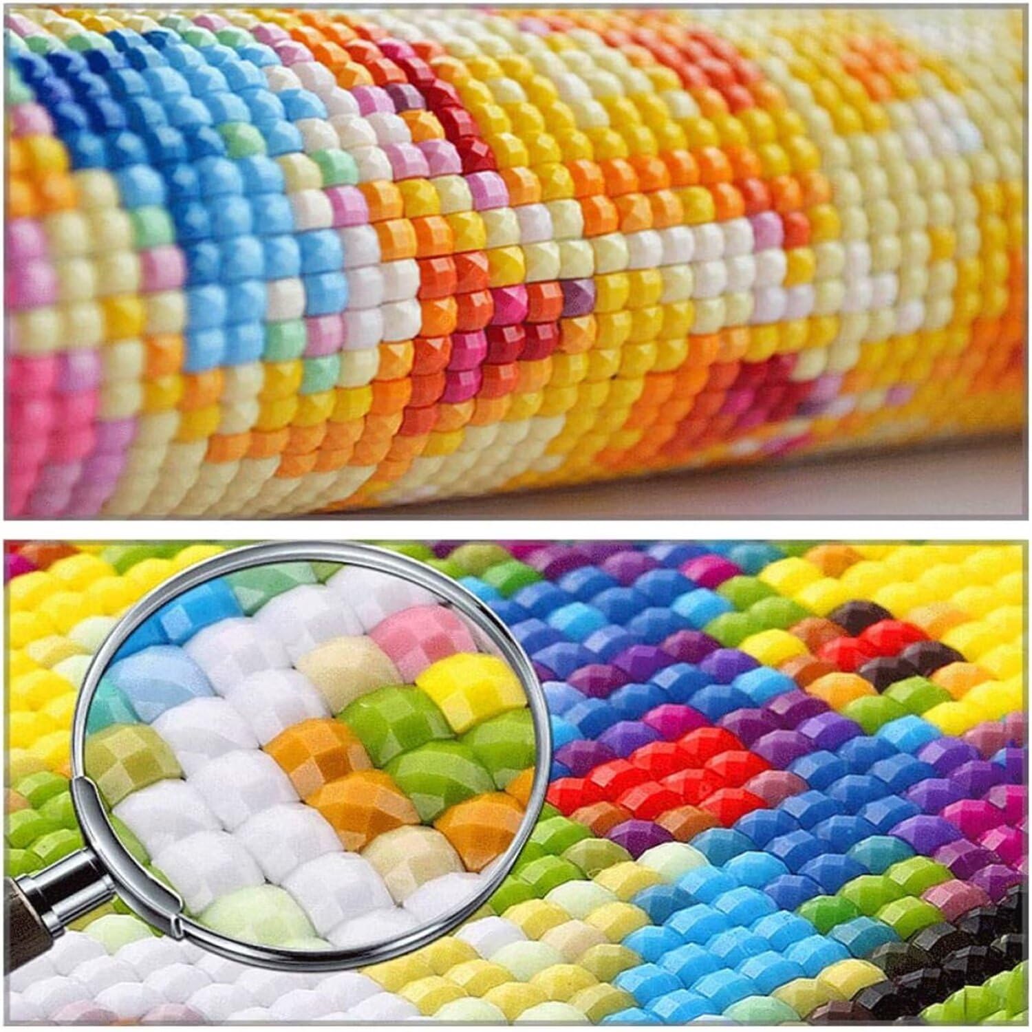 Diamond Painting Bee Diamond Painting Adult Piwonia 5D Rhinestone Crystal Painting by Craft Kit, Cross Stitch Kit, Diamond Puzzle, Arts and Crafts For Christmas Decoration 50x150cm J0-959