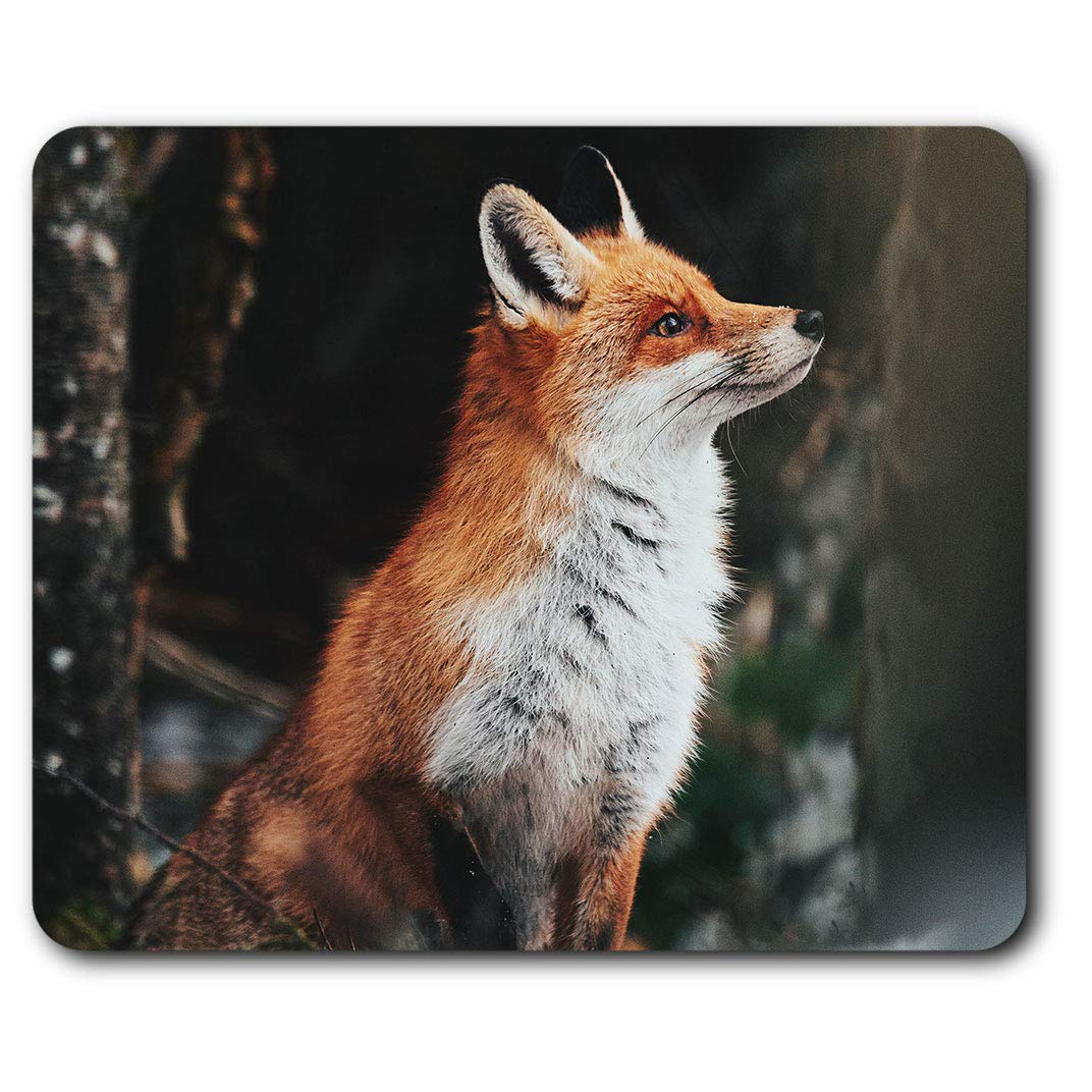 Destination Vinyl LtdCrafty Ginger Fox in Forest Mouse Mat Pad Computer PC Laptop Gaming Office Home Desk Accessory Gadget 2829