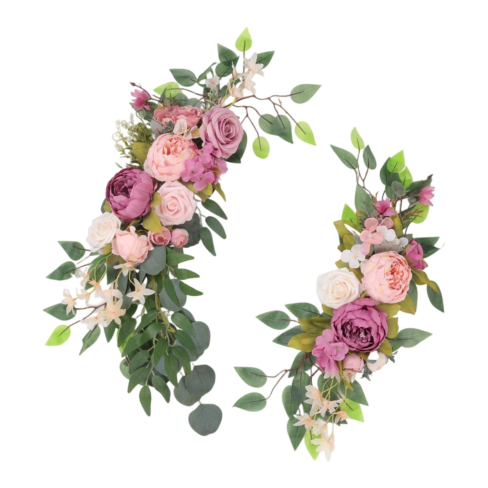 our fave Nonwoven Cloth Flower Cluster Realistic Florals Accessories Suitable for Aisle Arched or Guest Book Table Wedding Party Faux Blossomy Arrangement