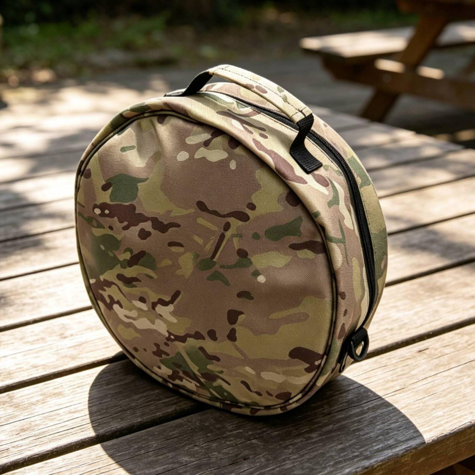 MERIGLARE Sac Régulateur de Plongée Boîte Équipement Accessoire Transport Rembourré avec Sangle Organisateur Résistant Adapté pour Plongée Loisirs, Noir, Noir, Diamètre Hauteur 35 12.5cm