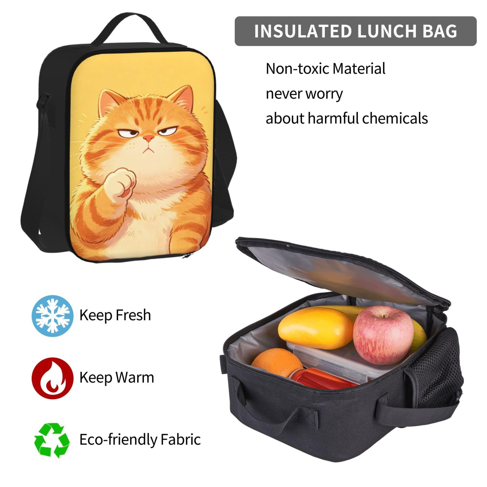 Set 3 in 1 borsa da viaggio per pendolari, borsa termica per il pranzo, borsa termica per il pranzo con custodia per computer portatile