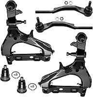 Vista 52 de Detroit Axle - Kit de brazos de control delantero RWD para Mercedes-Benz E320 E420 E430 E55 AMG, 2 brazos de control inferiores, 2 brazos de control