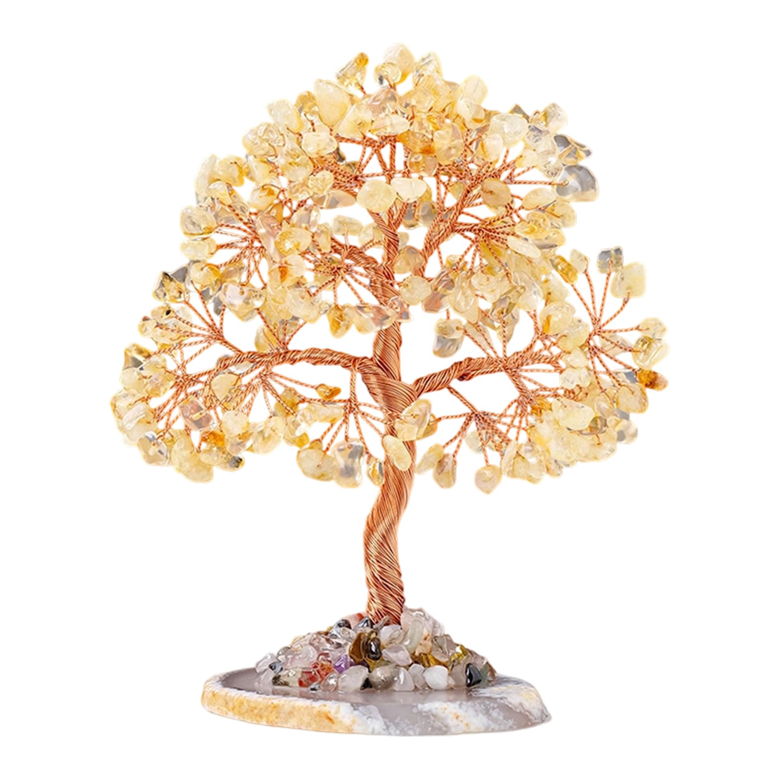 Arbre à monnaie porte-bonheur en cristal, cadeau idéal de prospérité