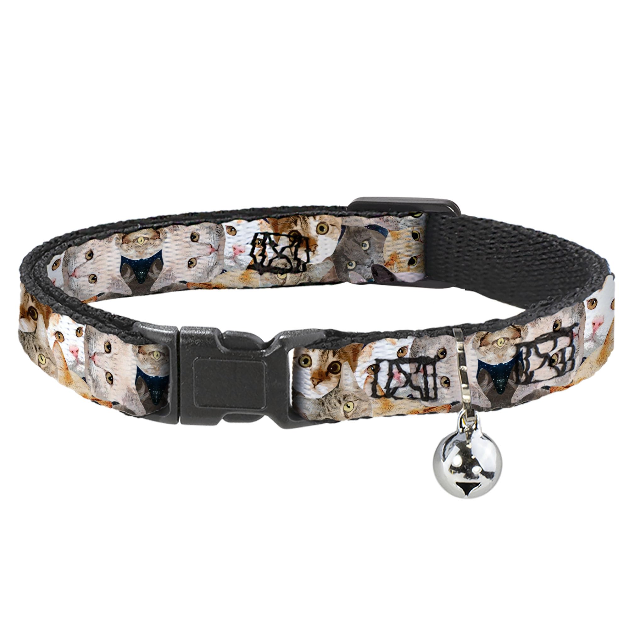 Collar para gatos Buckle-Down BAC-W35576-NM mediano de 1,27 cm