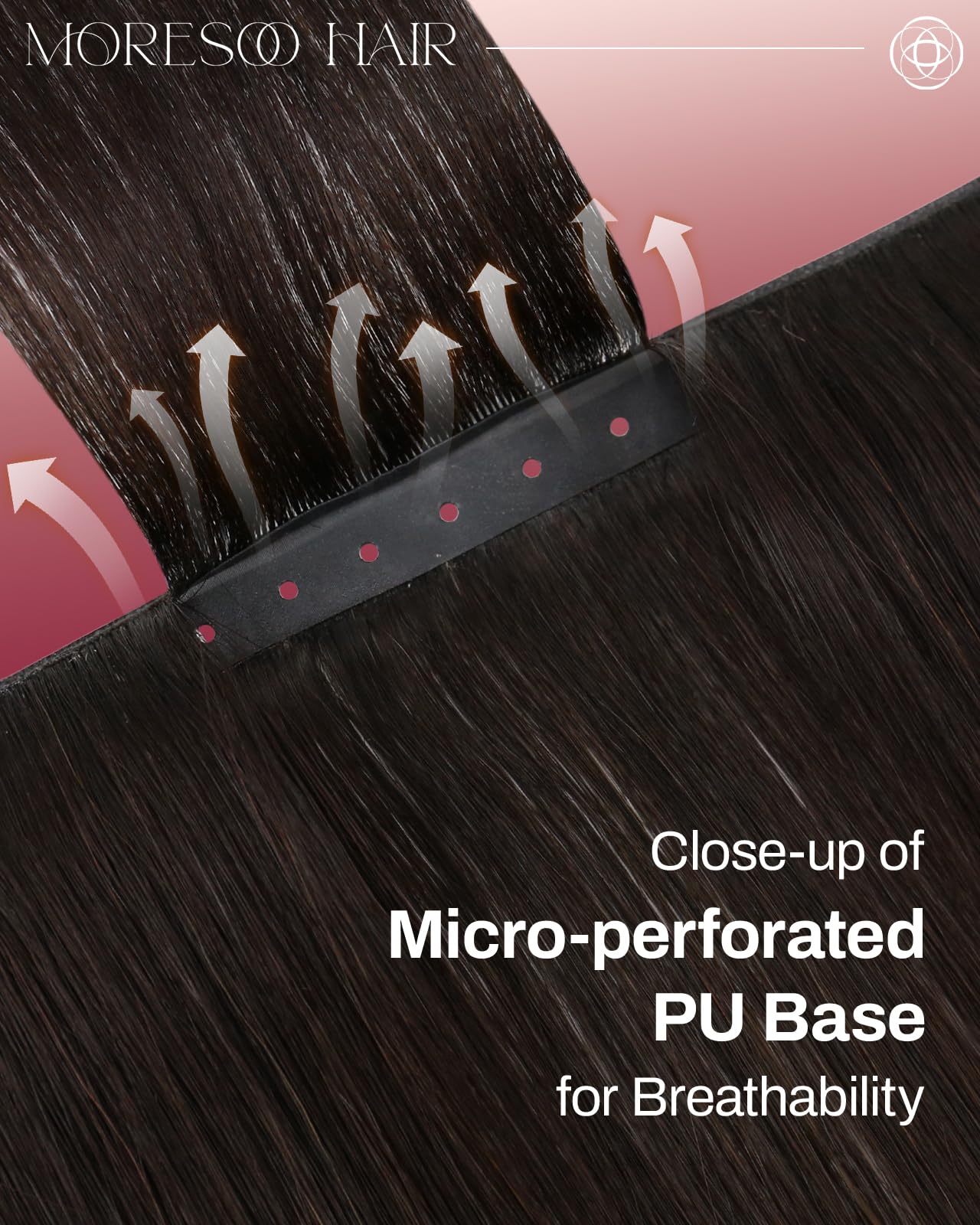 Moresoo Weft Hair Extensions Real Human Hair Medium Brown Highlighted Platinum Blonde Sew in Human Hair Extensions Brown to Blonde Full Head Remy Straight 18 Inch 100g/Pack #P6/60 — view 126