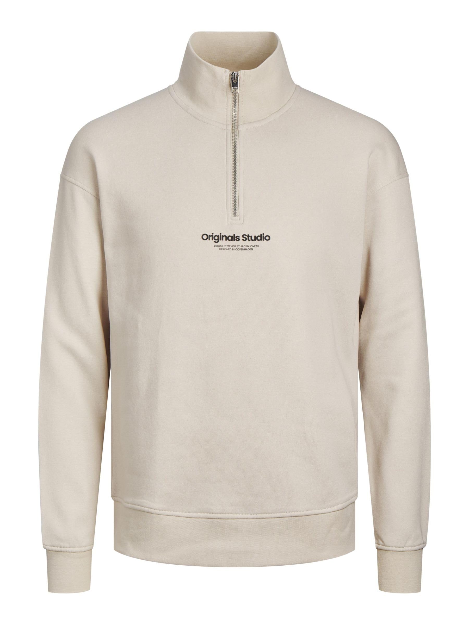 Jack & Jones Men's Moonbeam Jorvester Zip Sweatshirt Xl