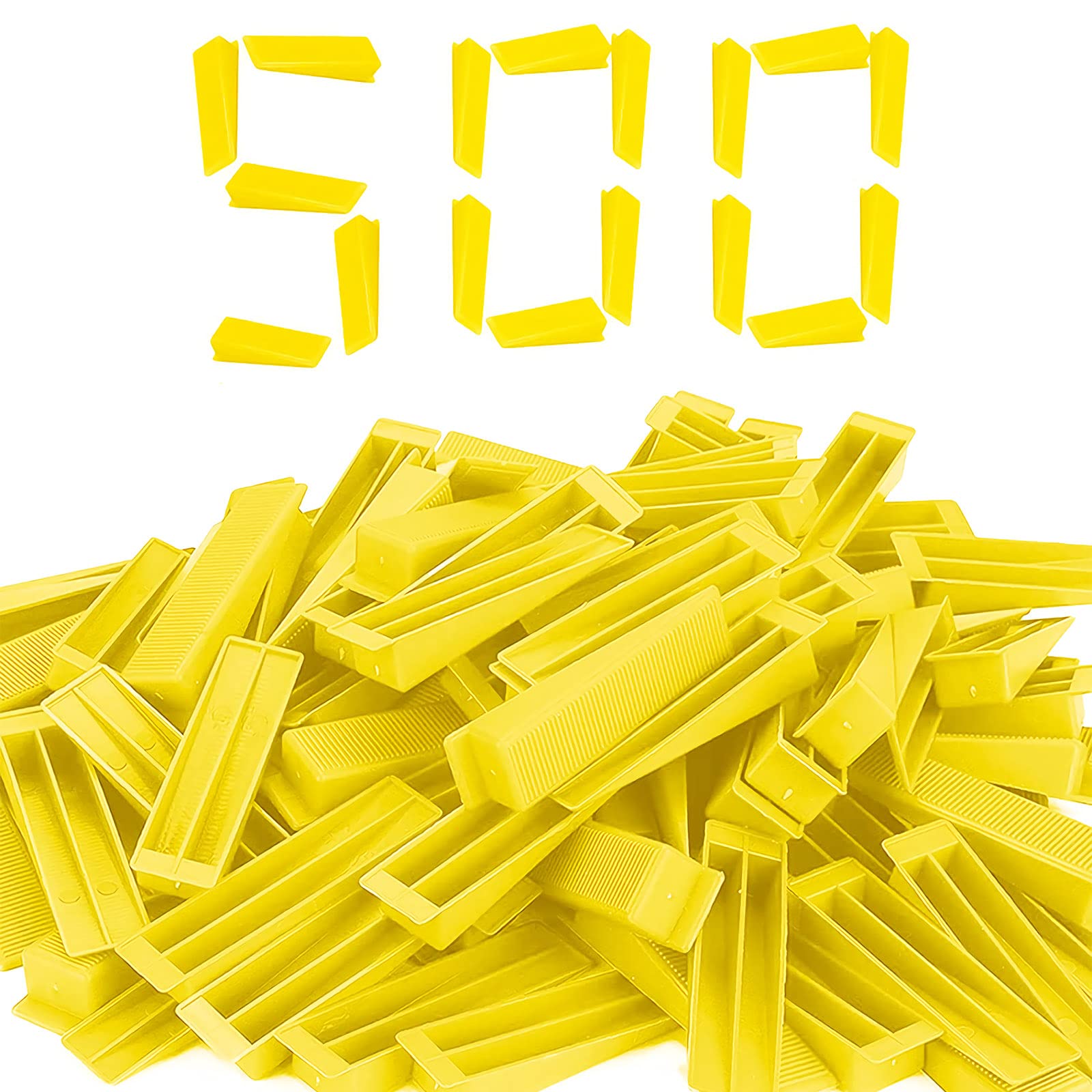 Reusable Leveling Wedges,Reusable Tile Leveling System Wedges for 1/8" Spacers,1/16" Spacers,1/32" Spacersand Tile Leveling System Kit,for Tile