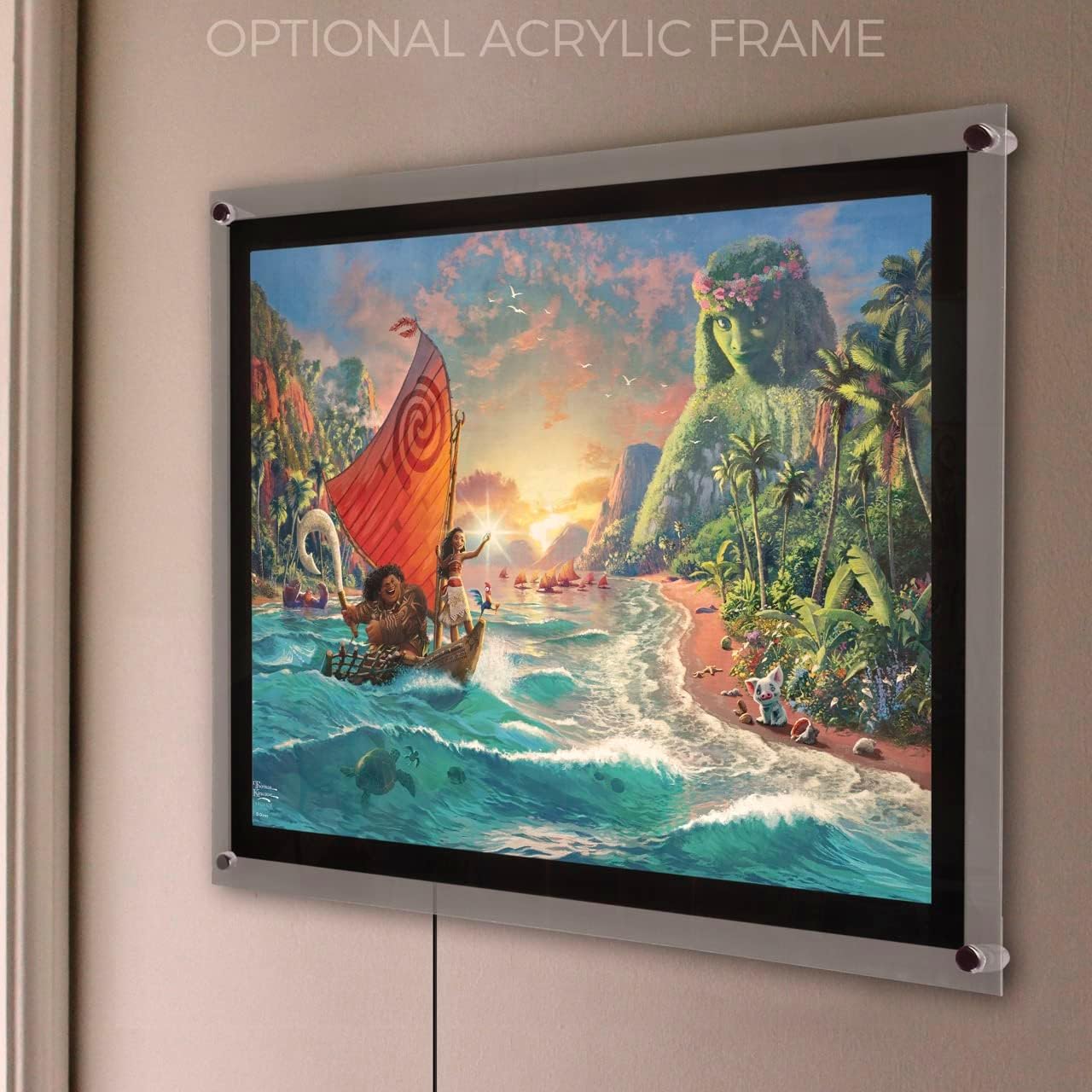 MIGHTYPRINT Disney – Moana - Durable 24” x 17 Wall Art – NOT Made of Paper – Officially Licensed Collectible MP24170793
