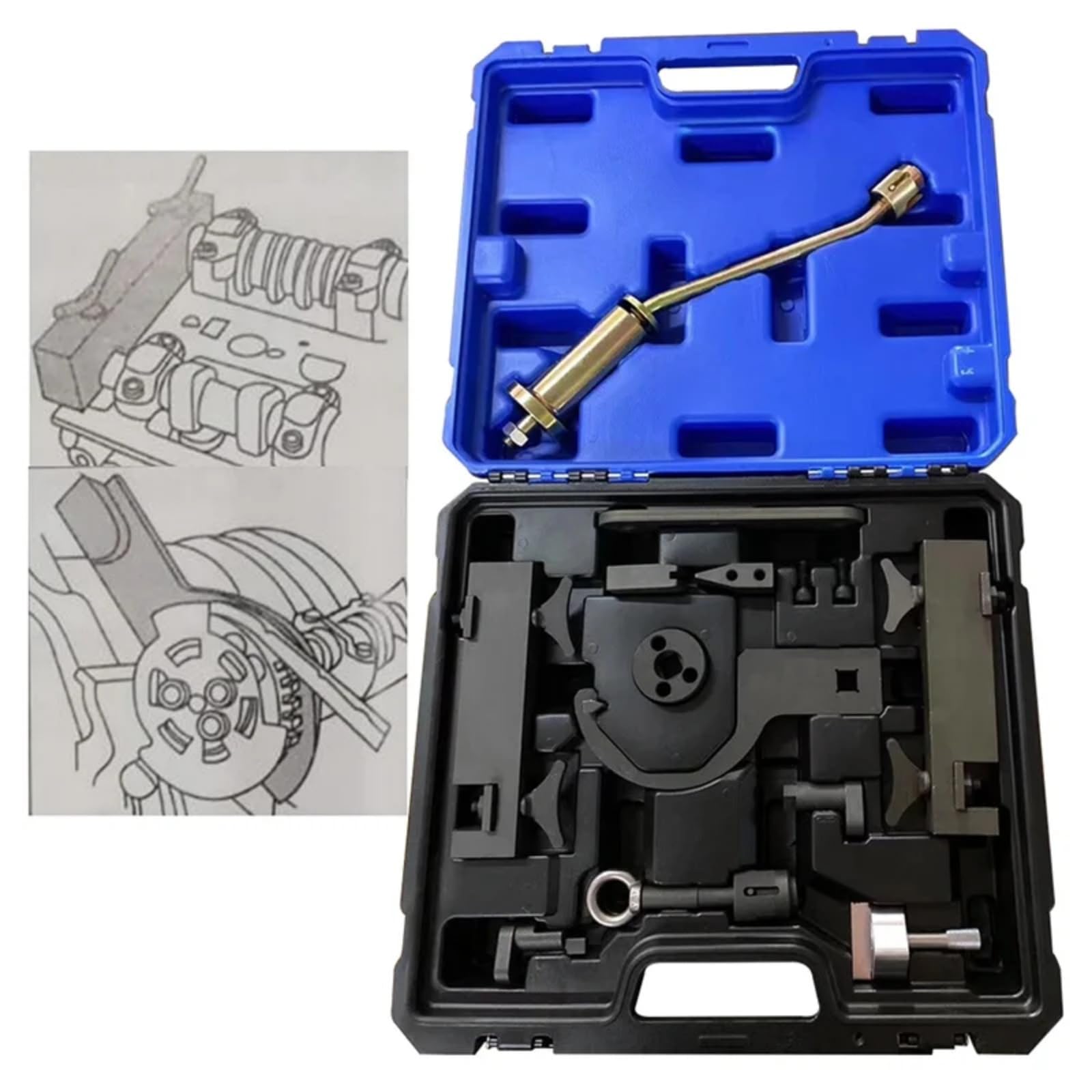 Per Jaguar V8 5.0L V6 3.0L 303-1145, 303-1447, Kit Di Strumenti Per La Fasatura Dell'allineamento Dell'albero A Camme Del Motore Kit Messa in Fase