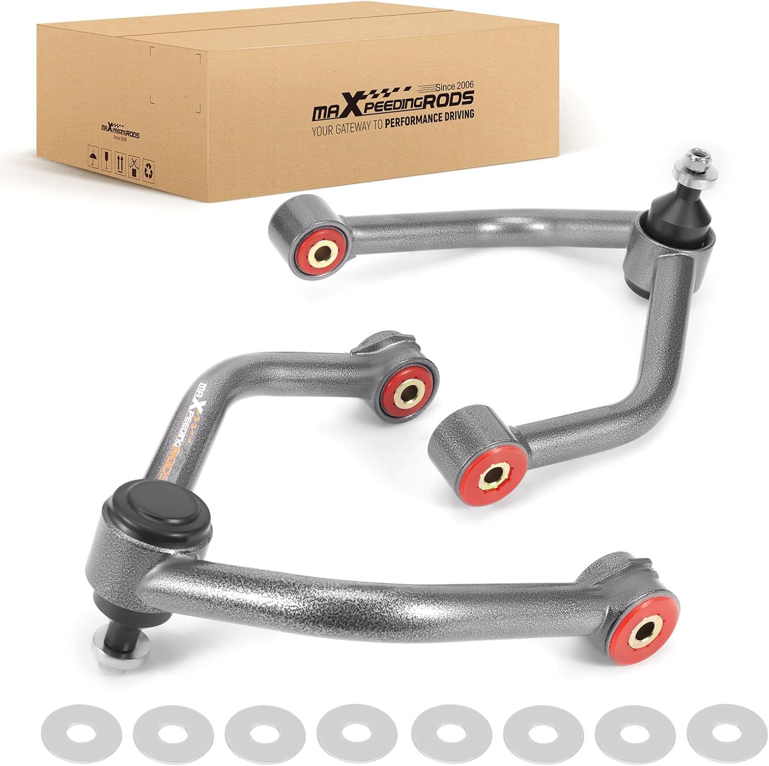 maXpeedingrods 2-4” Lifted Upper Control Arm for Nissan Titan 2004-2023, for Nissan Armada 2005-2019
