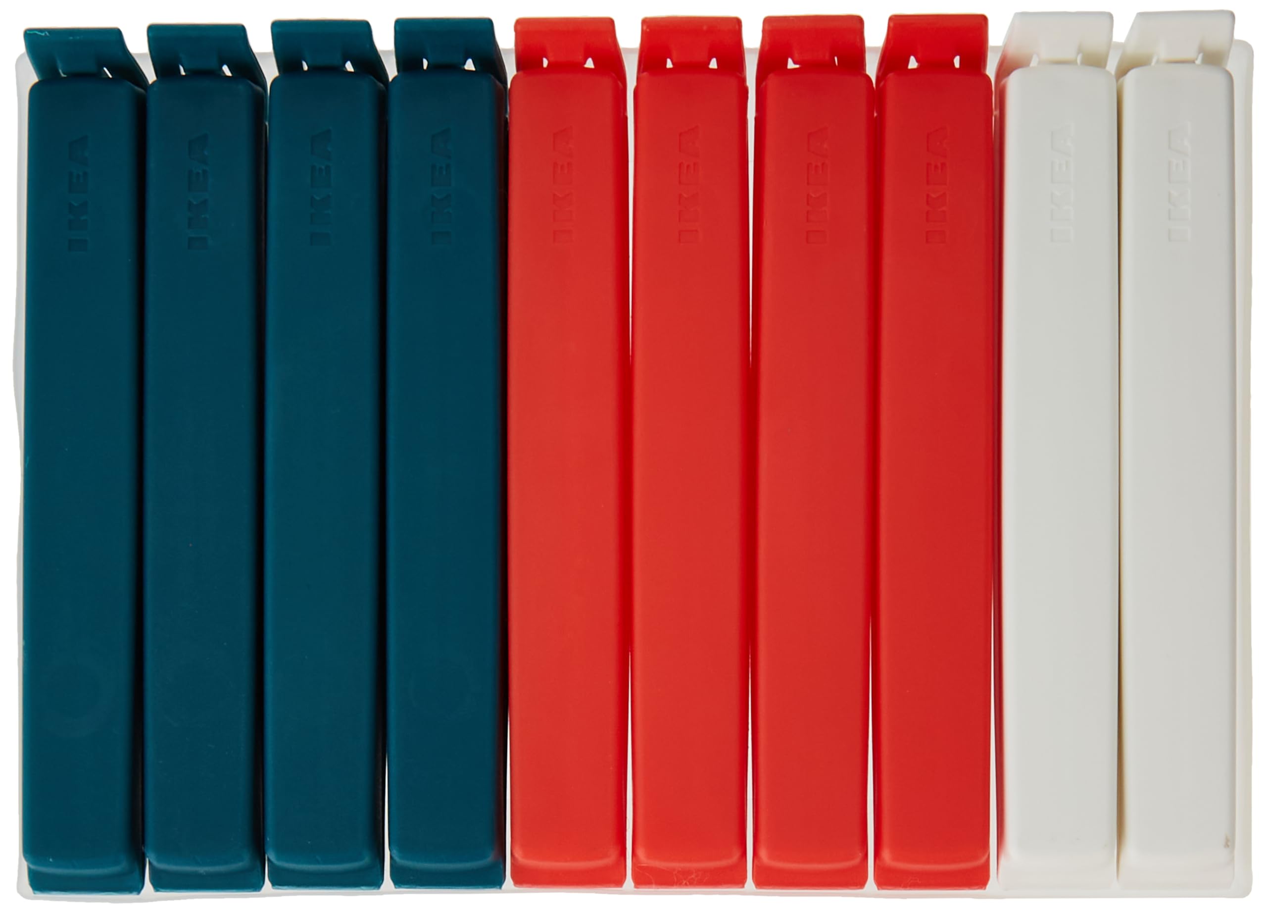 Ikea Reusable Colourful Sealing Clips, Multi, 10 Big