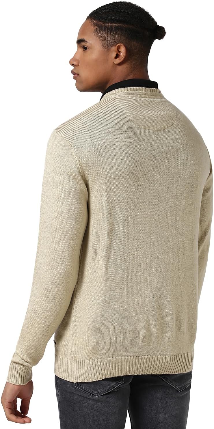 Peter England Mens Acrylic Casual Sweater