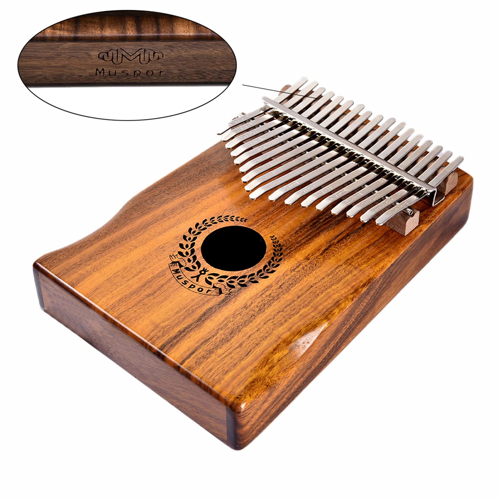 Kalimba 17 Touches, Thumb Piano Percussion Clavier Finger Piano Cadeau De Noël Portable pour Enfants Musique Ventilateurs Adultes
