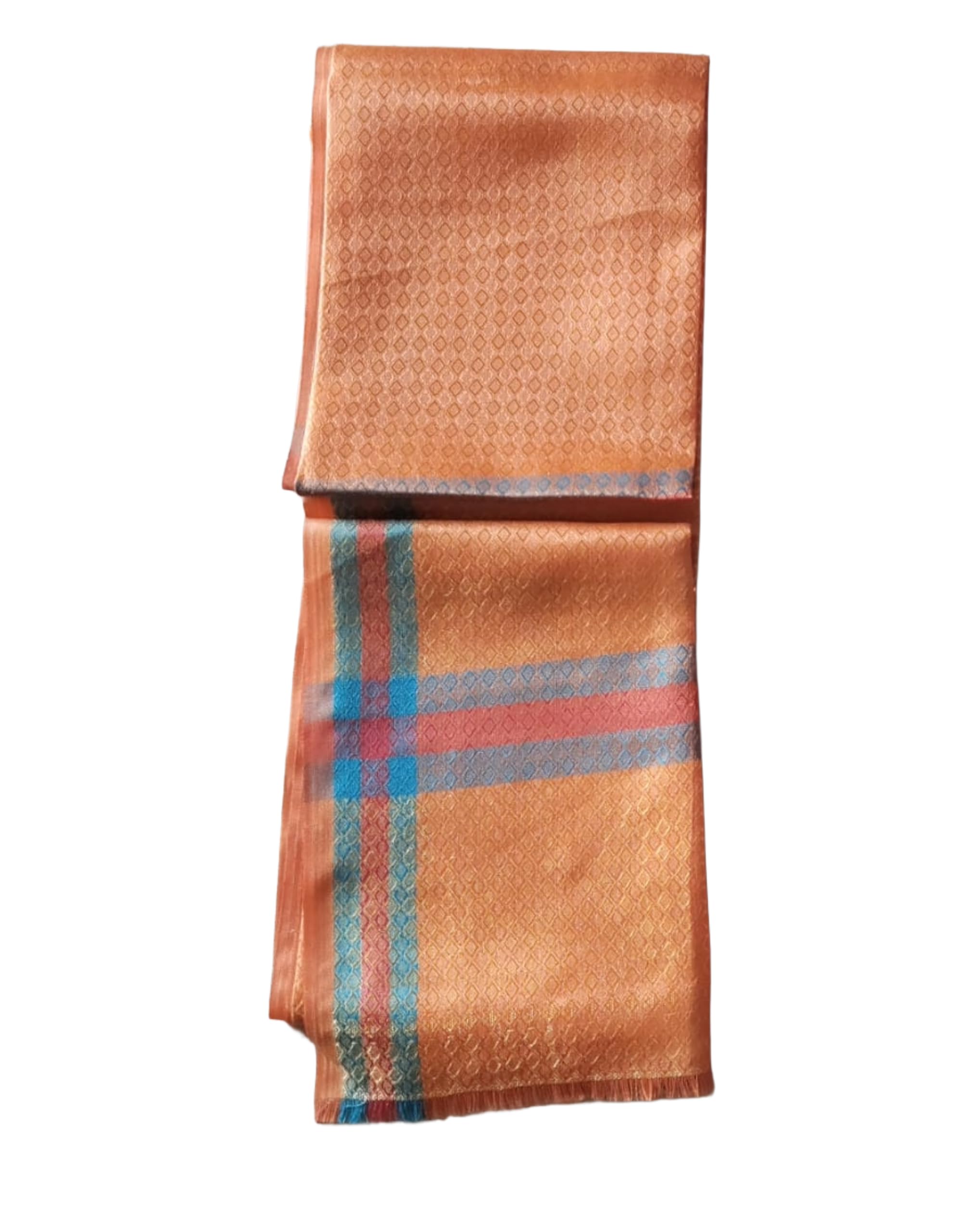 Premium Satin Orange Felicitation Shawl 1.60 Mtr-image-33