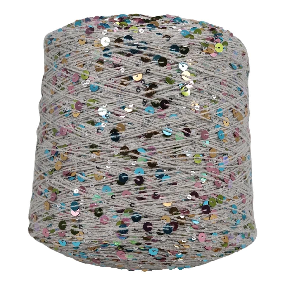Fil à tricoter à paillettes de 140 m pour personnaliser vos vêtements et accessoires fait main