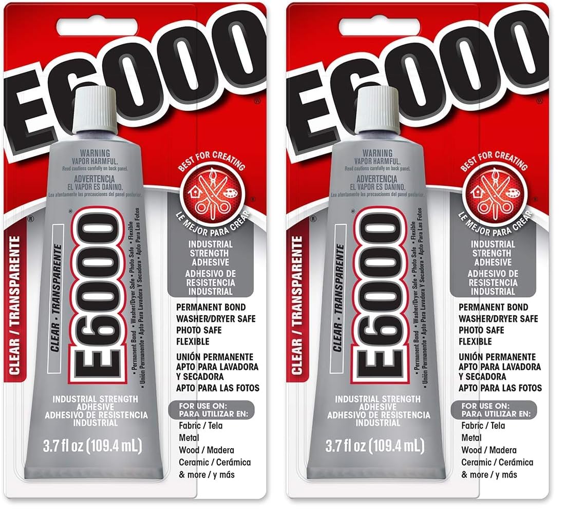 E6000 230010 Craft Adhesive, 3.7 Fluid Ounces (Pack of 2)